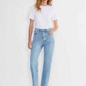 Aritzia Denim Forum The Arlo High Rise Straight Jeans